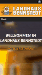 Mobile Screenshot of landhaus-bennstedt.de